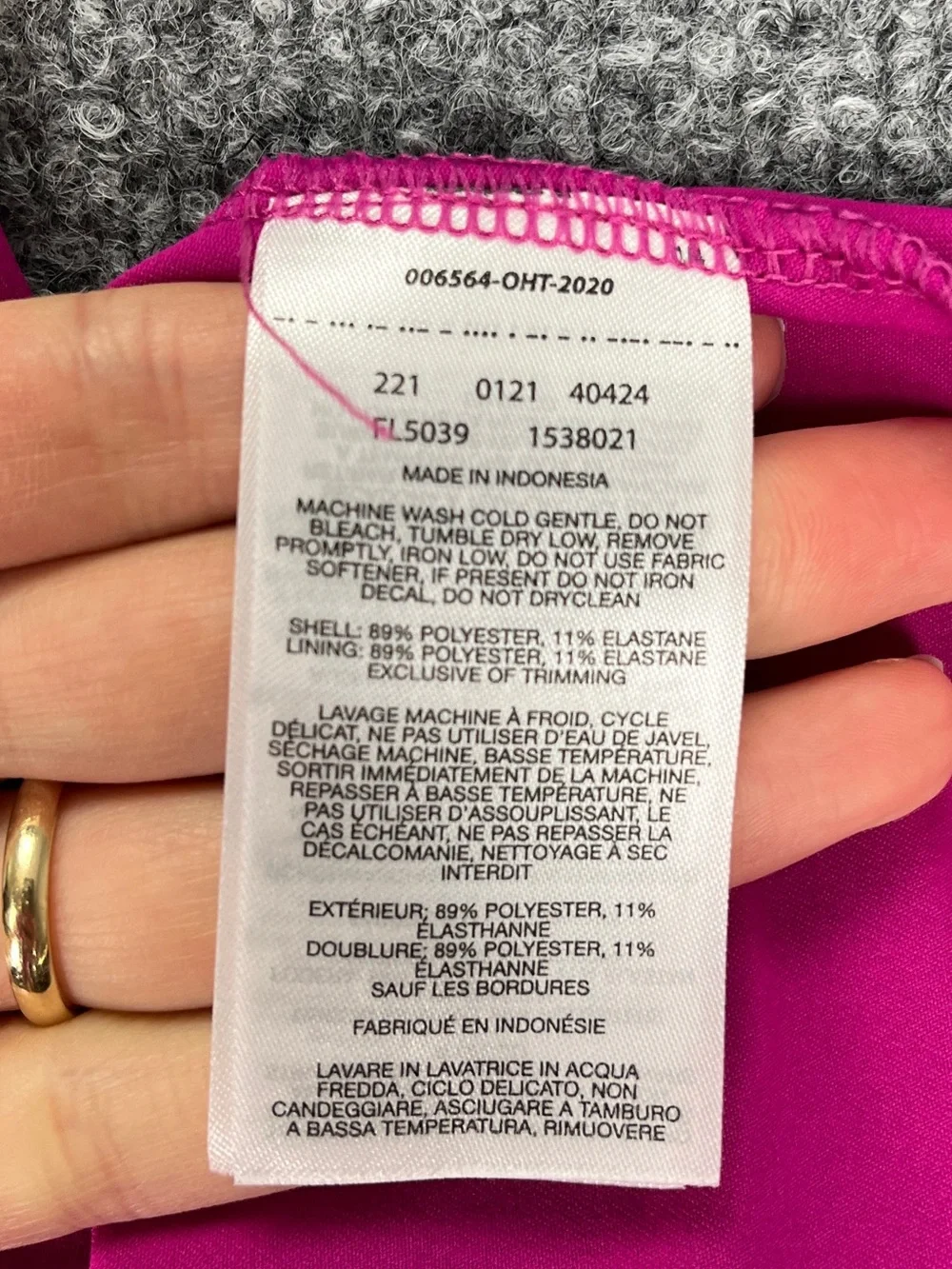 Columbia PFG Tank Dress Women’s Large Bright Pink Stretch Activewear Outdoor - Picture 6 of 7